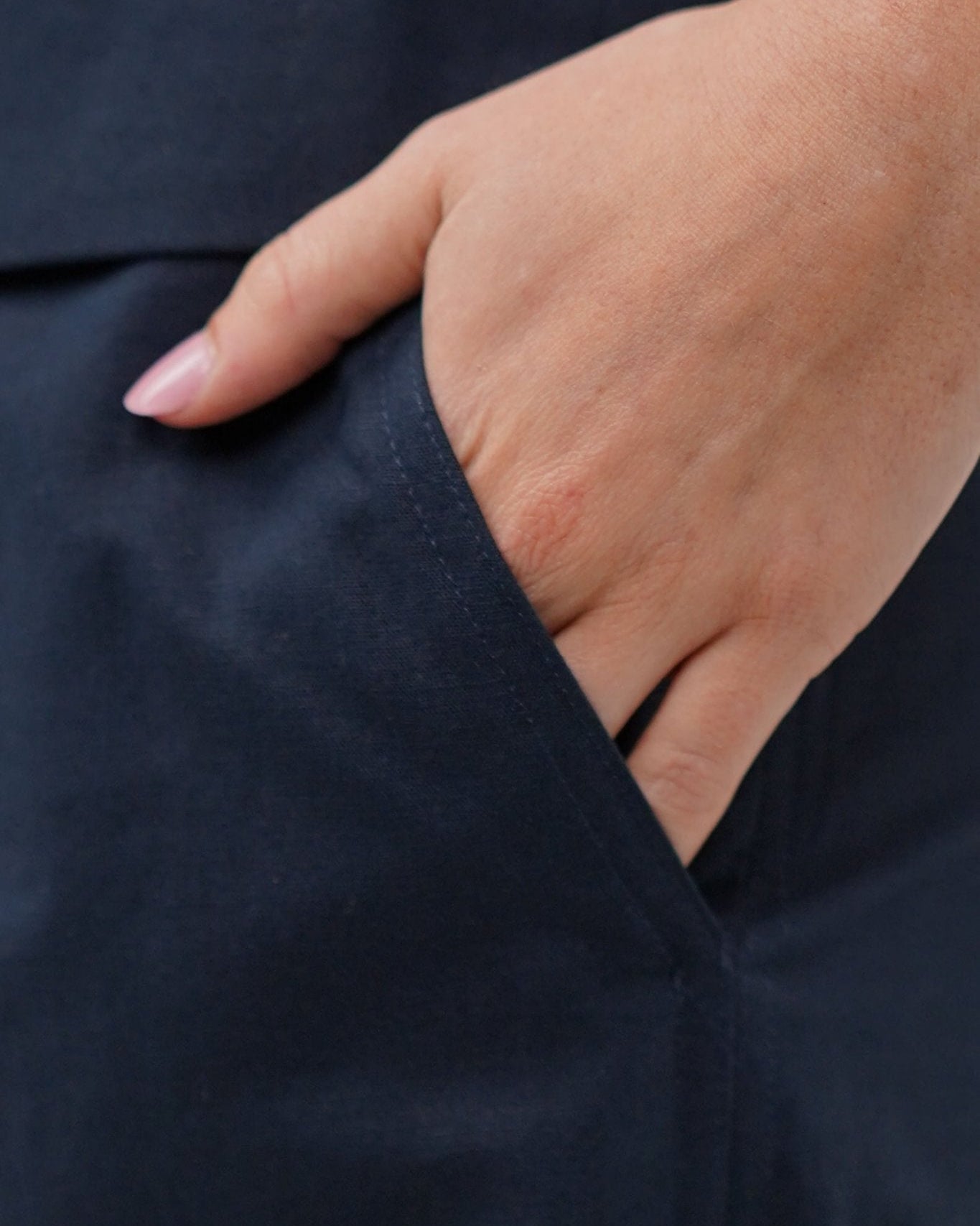 Hør Nederdel Navy | Skagen - clothing.dk